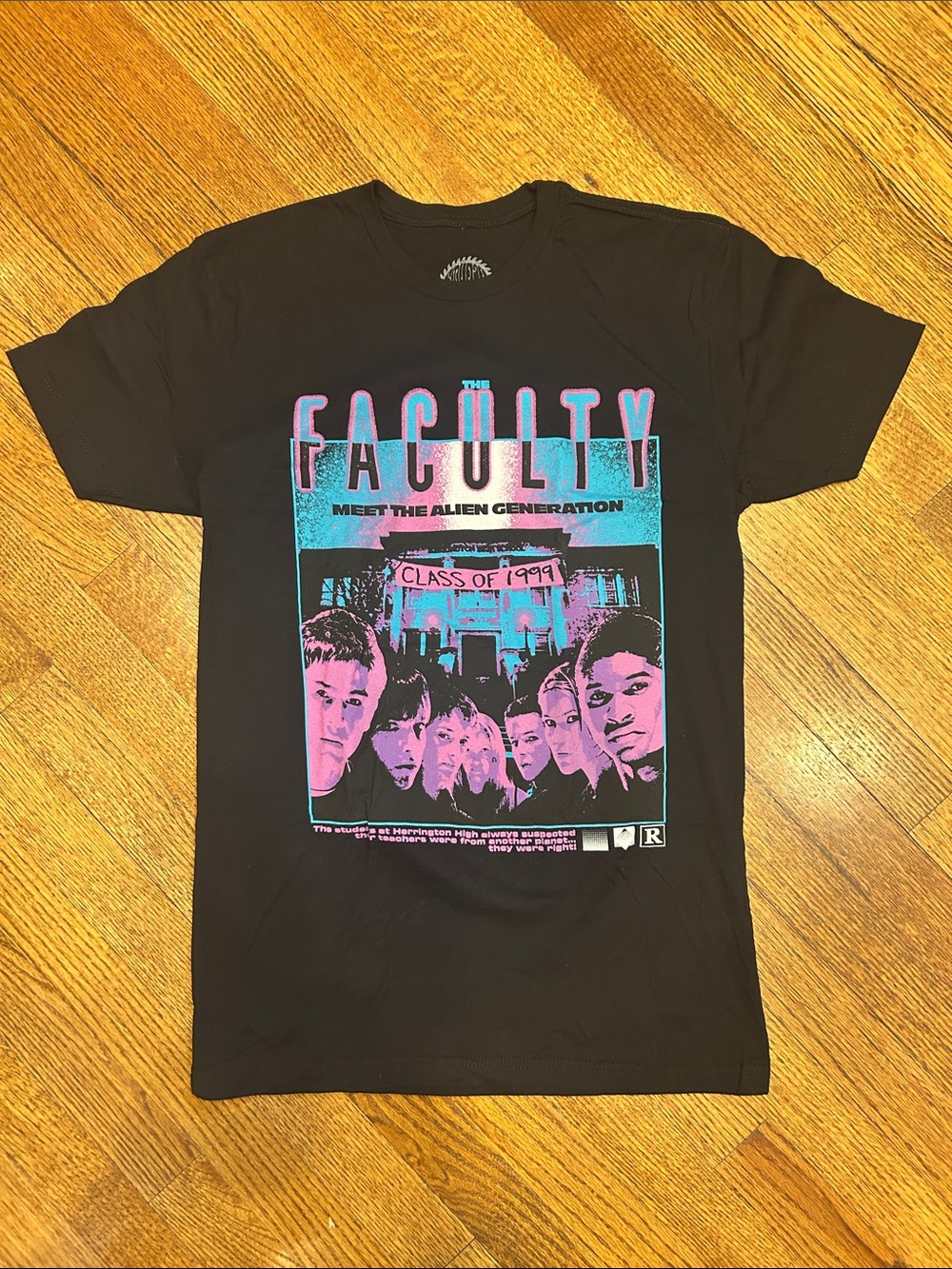“The Faculty” (1998) Black Unisex Studiohouse Designs Graphic Tee - Small, NWOT